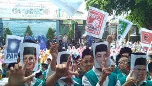 Siswa SDM Limas Sampaikan Pesan Damai