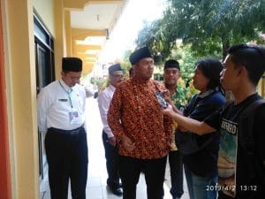 Wabup Sumenep Tinjau Pelaksanaan UNBK SMA