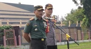 Danrem 083/BDJ Pimpin Apel Pam Kunker Presiden RI di Kota Probolinggo