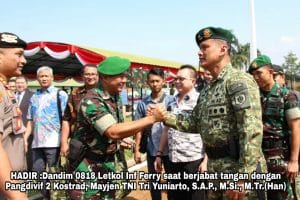 Dandim 0818 Hadiri HUT ke 58 Divif 2 Kostrad 2019