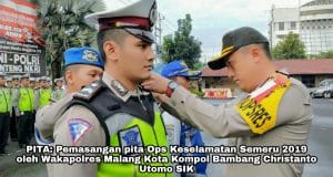 Wakapolres Malang Kota Pimpin Gelar Pasukan Ops Keselamatan Semeru 2019
