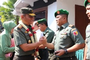 Dandim 0818 Sambut Kunker Pangdam V /BRW di Makorem 083/BDJ