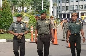 Pabung Kodim 0818 Kab Malang-Batu Hadiri Apel Satlinmas Kota Batu