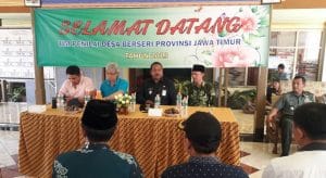 Danramil 0818/05 Kepanjen Ikut Sambut Kedatangan Tim Penilai Kampung Berseri Tingkat Provinsi
