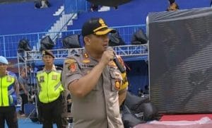 Kapolres Malang Pimpin Apel Pam Final Piala Presiden 2019