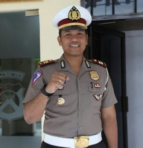 Satlantas Polres Malang Himbau Larangan Pemasangan Rotator Ranmor Pribadi