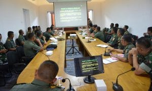 Korem 083/BDJ  Bekali Jajaran Kodim  Rencana  Geladi Posko 1