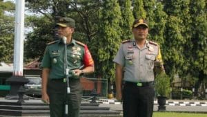 Danrem 083 /BDJ Pimpin Apel Pam Kunker Presiden RI Peresmian Tol Malang-Pandaan