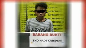 Sat Reskoba Polres Malang Ringkus Pemuda Pembawa Sabu sabu