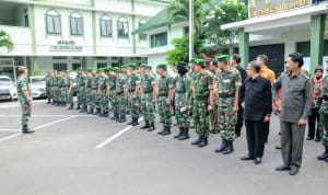 Korem 083/BDJ Gelar Upacara Cuti Lebaran Idul Fitri 1440 H