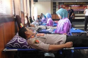 Kapolres Malang Kota Ikut Sumbang Darah 