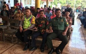 Babinsa Koramil 11 Donomulyo Hadiri Penyampaian Visi dan Misi Cakades Purworejo