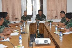 Korem 083/BDJ Terima Kunjungan Tim Wasev Spamad