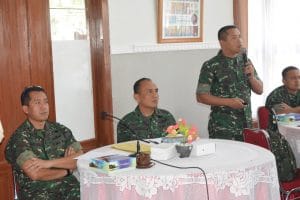 Korem 083/BDJ Gelar Paparan Pelaksanaan TMMD 105 Banyuwangi
