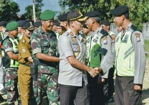 Pabung Kodim 0818 Hadir Dalam Pergeseran Pasukan Pam Pilkades Kabupaten Malang