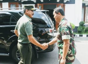 Tim Staf Ahli Kasad Cek Aset TNI AD Korem 083/BDJ