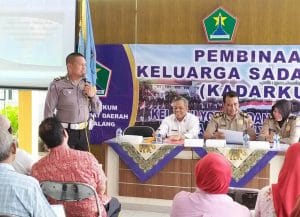 Kanit Dikyasa Polres Malang Kota Jadi Narasumber Dalam Pembinaan Kadarkum