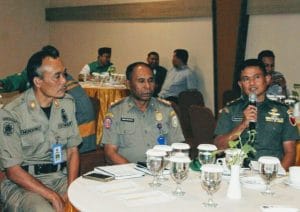 Kasdim 0818 Hadiri Rapat Evaluasi Fasilitasi Pemilu 2019