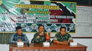 Satgas TMMD ke 105 Gandeng Dinas Pertanian Berikan Penyuluhan  Pertanian