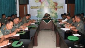 Rakor TMMD ke -106 Dusun Sumbersih  Kodim 0818 Kab Malang-Batu