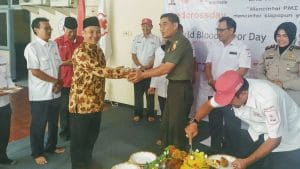 Danramil 0818 /07 Pakisaji Hadiri Peringatan HUT PMI ke-74 Tahun 2019