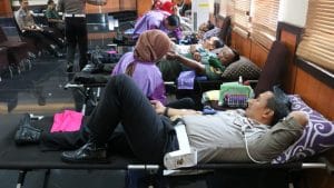 Satlantas Polres Malang Kota Gelar Donor Darah dan Pemeriksaan Kesehatan Gratis