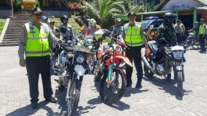 Antisipasi Terjadinya Karhutlah, Polsek Wonosari Gelar Patroli Bersama Tiga Pilar