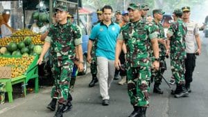 Dandim 0818 Bersama Danrem 083/BDJ  Pantau Langsung Giat Bakti TNI AD