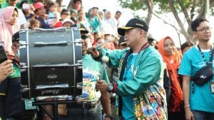 Dandim 0818 Ikut Melepas Kirab Budaya MBF Bersama Forpimda Kabupaten Malang