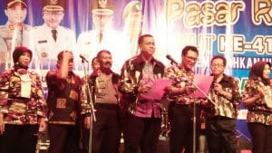 Danrem 083/BDJ Hadiri Pembukaan Pasar Rakyat  HUT ke-41 FKPPI