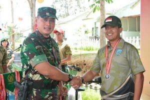 Kasrem 083/BDJ Juara 2 Lomba Nembak Eksekutif Yang Digelar Divif 2 Kostrad