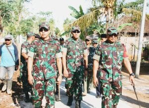 Danrem 083/BDJ Sambangi Lokasi TMMD 106 Didampingi Dandim 0818 Kab Malang-Batu