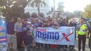 Wartawan  Harian Pagi Memo X Ikut Sosialisasikan Ops Zebra Semeru 2019