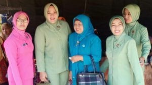 Ketua Persit Kodim 0818 Hadiri Pembukaan TMMD ke 106 Desa Kedungsalam
