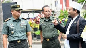 Korem 083/BDJ Kedatangan Pimpinan Majlis Maulid Wat Ta’lim Riyadlul Jannah Malang