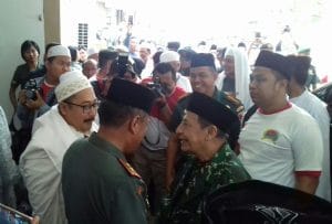 Danrem 083/BDJ dan Panglima V/BRW Sambut Kedatangan Habib Luthfi