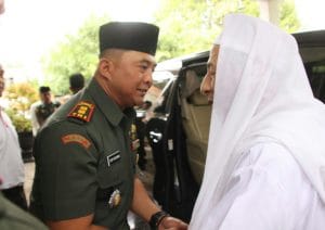 Dandim 0818 Ikut Sambut Habib Luthfi Dalam Giat Silaturahmi Kebangsaan Korem 083/BDJ