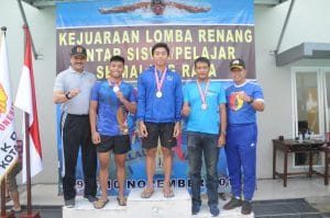 Sebanyak 555 Atlet Renang Tingkat Pelajar Ikuti Lomba Renang Danrem/083 Cup 2019
