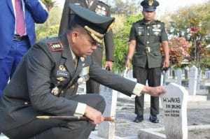 Danrem 083/BDJ Pimpin Prosesi  Ziarah Nasional Hari Pahlawan 10 Nopember 2019