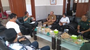 Korem 083/BDJ Kedatangan Ketua Koni Kota Malang