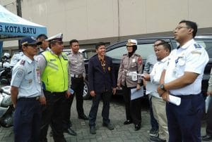 Kawasan KTL Polres Batu Dapat Kunjungan  Tim Lomba KTL  Ditlantas Polda Jatim