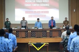 Kasdim 0818 Hadiri Penyampaian Hasil  Rakornas Bersama Forpimda Kabupaten Malang