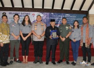 Dandim 0818 Ikut Sambut Kontingen Pertukaran Pemuda Indonesia Australia