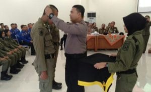 Bintek Satpol PP Pemkab  Malang Resmi Ditutup Wakapolres Malang