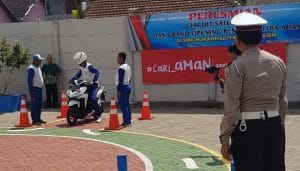 Satlantas Polres Malang Bekerjasama Dengan Bengkel Mitra Ahas Gelar Safety Riding