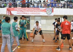 Kapenrem 083/ BDJ Hadiri Pembukaan Coaching Clinic Junior NBA 2019