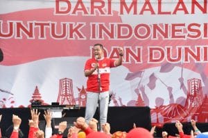 1000 Komponen Bangsa Ramaikan Senam Bersama di Lapangan Brawijaya Rampal