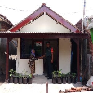 Kini Solikah Sudah Bisa Menepati  Rumah Barunya Hasil Program Rutilahu