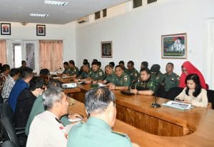 Korem 083/BDJ Gelar Rakor Persiapan Baksos TNI-AD dan Pameran  Alutsista
