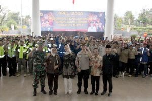 Dandim 0818 Hadiri Apel Kesiapan Pam Tahun Baru 2020 Bersama Forpimda Kota Batu